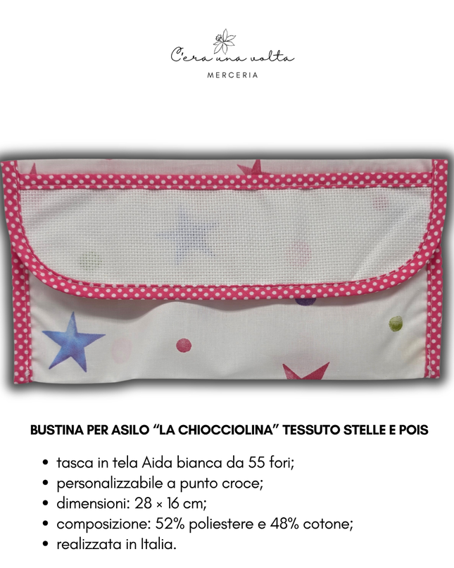 Bustina per asilo “La Chiocciolina”