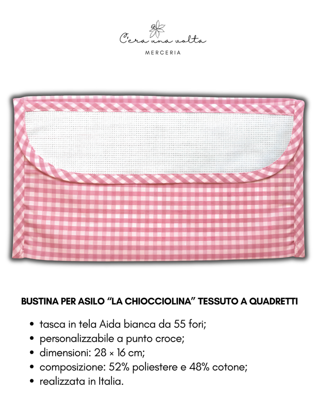 Bustina per asilo “La Chiocciolina”