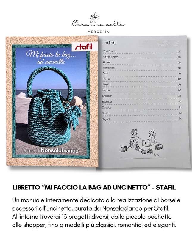 Libretto “Mi faccio la bag ad uncinetto” – Stafil