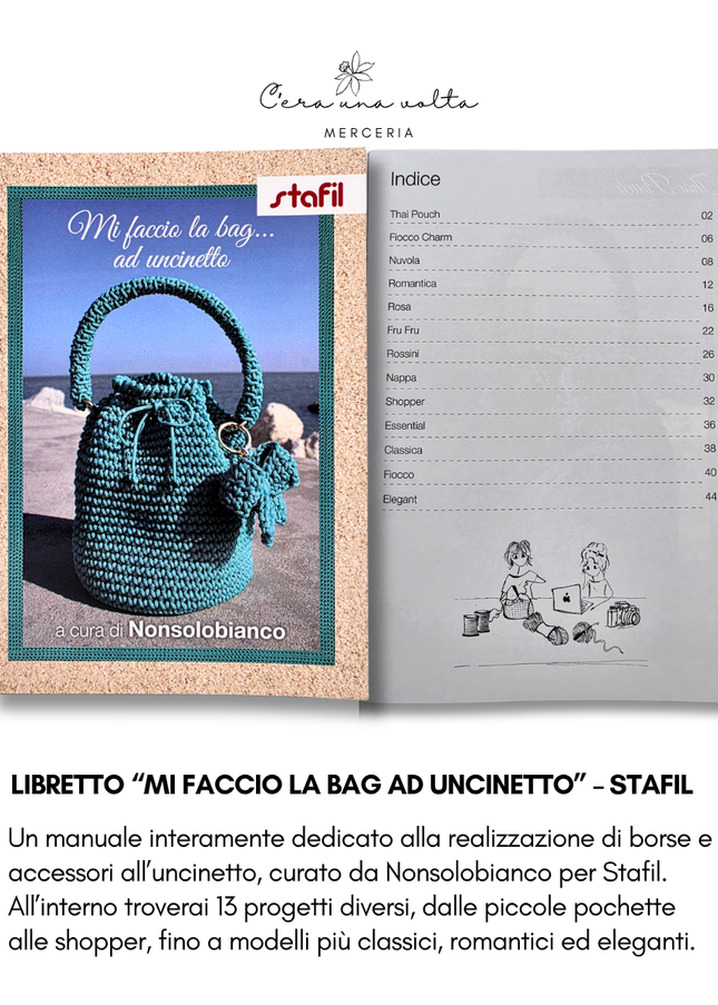 Libretto “Mi faccio la bag ad uncinetto” – Stafil