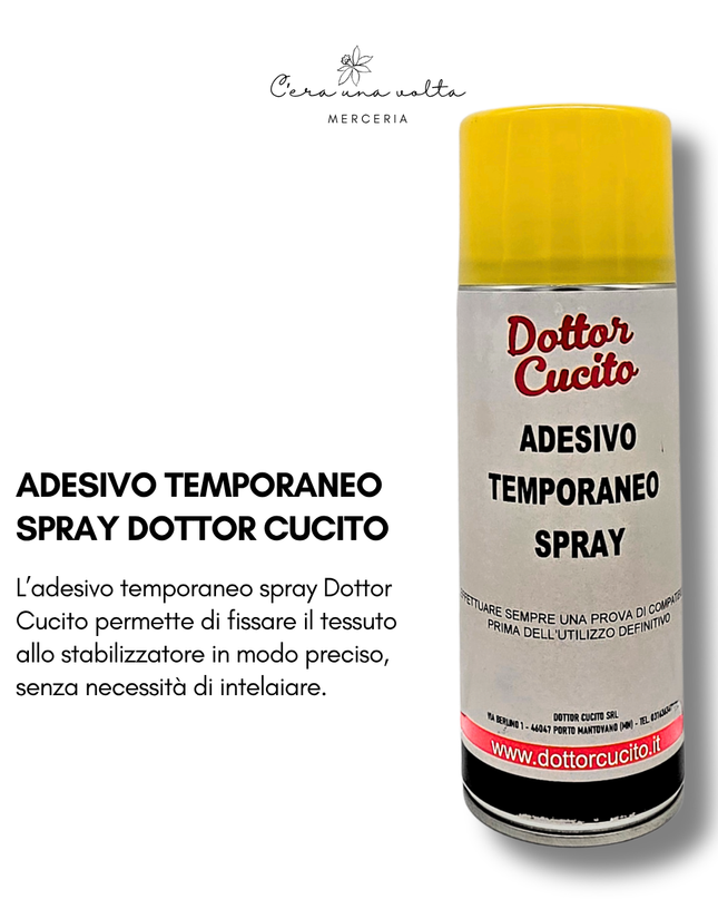 Adesivo Temporaneo Spray Dottor Cucito