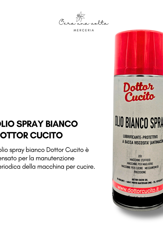 Olio Spray Bianco Dottor Cucito