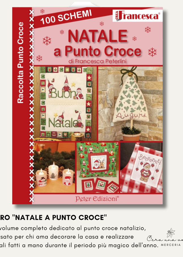 Libro "Natale a punto croce" – Casa Editrice Peter Edizioni
