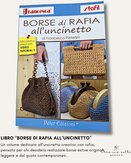 Libretto "Borse di rafia all'uncinetto" – Casa Editrice Peter Edizioni