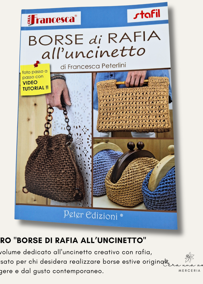 Libretto "Borse di rafia all'uncinetto" – Casa Editrice Peter Edizioni