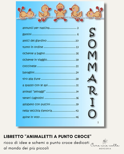 Libretto "Animaletti a punto croce" – Casa Editrice Peter Edizioni
