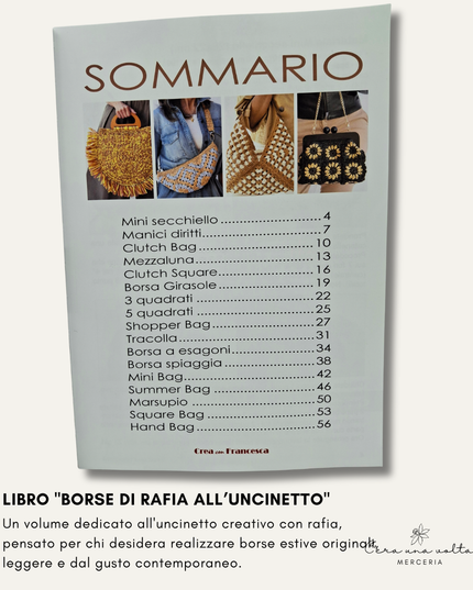 Libretto "Borse di rafia all'uncinetto" – Casa Editrice Peter Edizioni