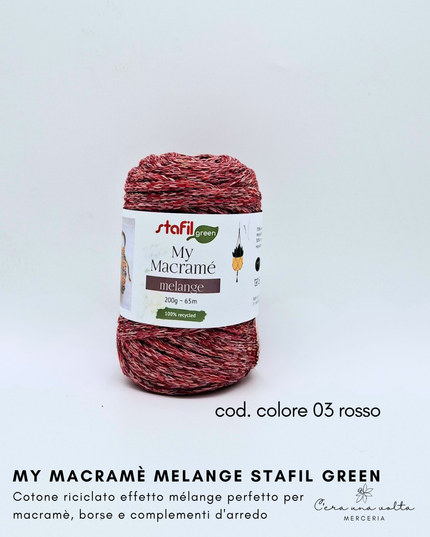 My Macramè Mélange Stafil Green