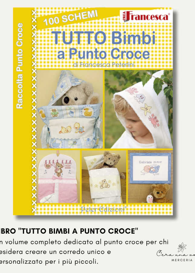Libro "Tutto bimbi a punto croce" – Casa Editrice Peter Edizioni