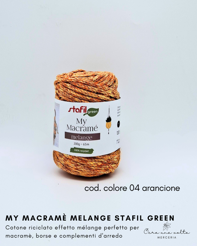 My Macramè Mélange Stafil Green