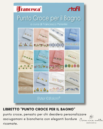 Libretto "Punto croce per il bagno" – Casa Editrice Peter Edizioni