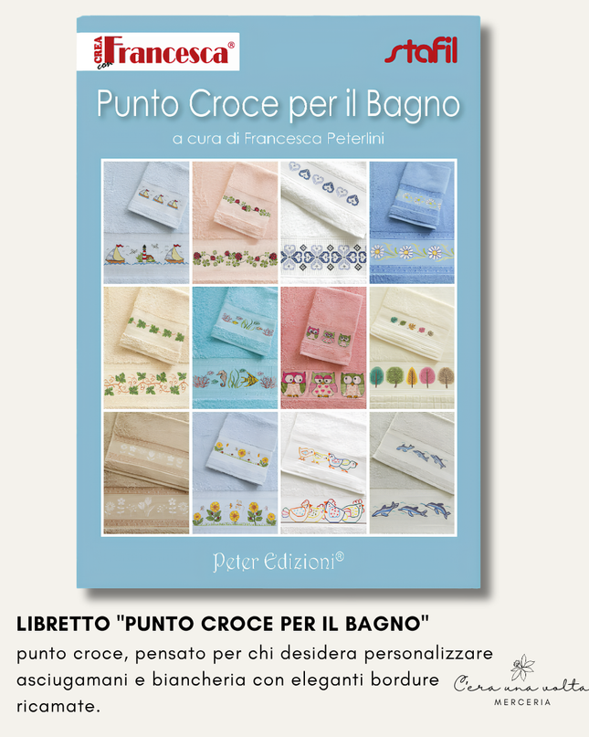 Libretto "Punto croce per il bagno" – Casa Editrice Peter Edizioni