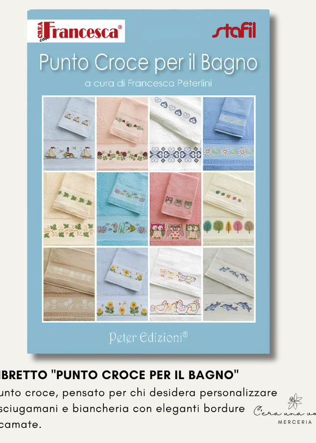 Libretto "Punto croce per il bagno" – Casa Editrice Peter Edizioni