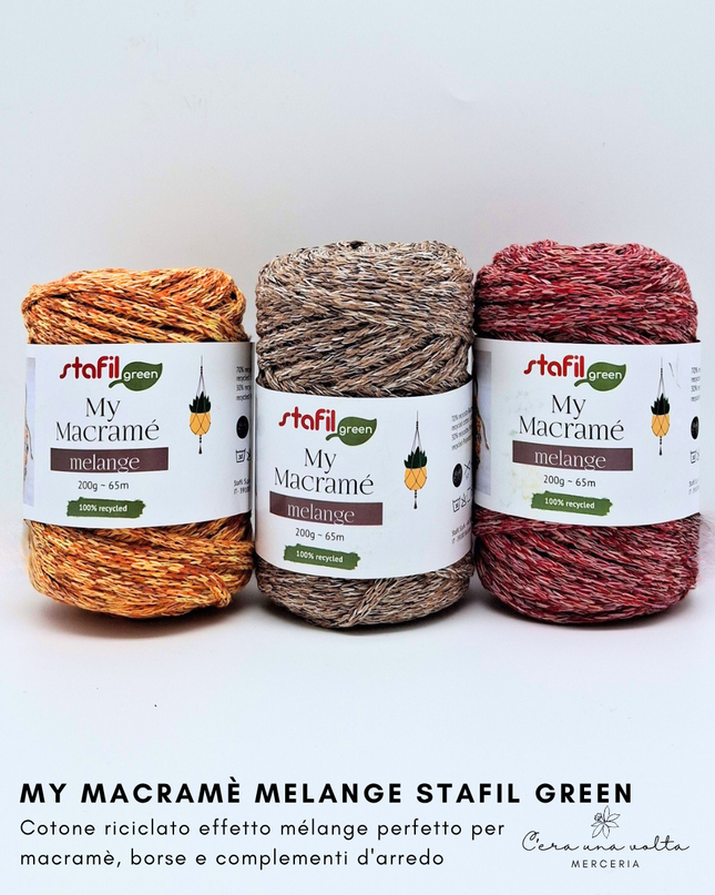 My Macramè Mélange Stafil Green